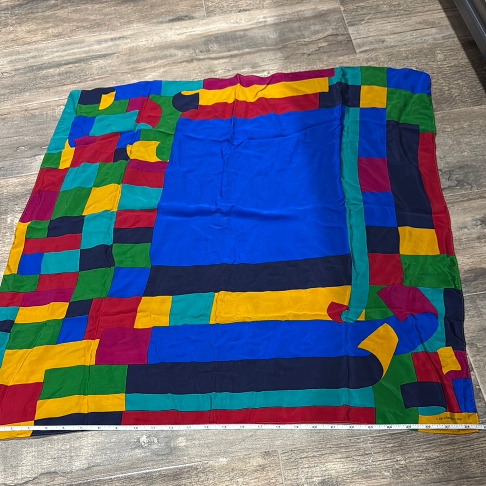 Liz Claiborne Multicolor Geometric Scarf